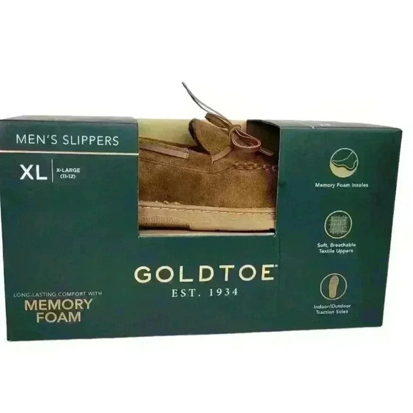 Gold Toe Other - Goldtoe Men's Slippers Sz XL 11/12